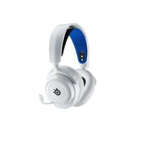 Steelseries ARCTIS NOVA 7P WHITE Auriculares Inalámbrico Diadema Juego Bluetooth Azul, Blanco
