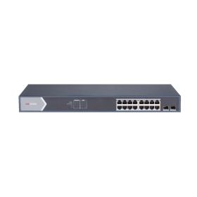 Hikvision DS-3E1518P-SI switch di rete Gestito Gigabit Ethernet (10 100 1000) Supporto Power over Ethernet (PoE) Nero