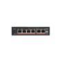 Vultech Security VS-POE3042GE-60W network switch Unmanaged Gigabit Ethernet (10 100 1000) Power over Ethernet (PoE) Black