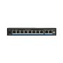 Vultech Security VS-POE2082GE-120W network switch Unmanaged Fast Ethernet (10 100) Power over Ethernet (PoE) Black