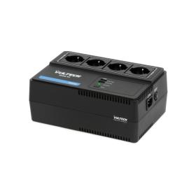 Vultech UPS700VA-XS - Gruppo di continuità 700VA 4x Bipasso Schuko + 2x USB