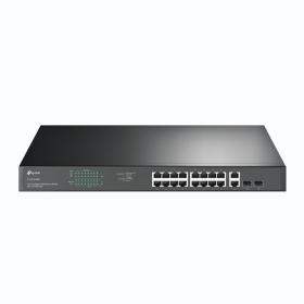 TP-Link TL-SG1218MP switch di rete Non gestito Gigabit Ethernet (10 100 1000) Supporto Power over Ethernet (PoE) 1U Nero