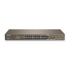 Tenda TEG1024F network switch Unmanaged L2 Gigabit Ethernet (10 100 1000) 1U Grey