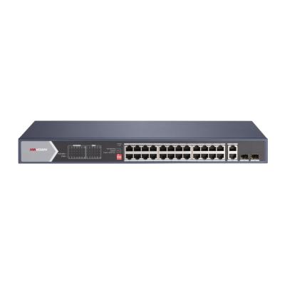 Hikvision DS-3E0528HP-E switch di rete Non gestito Gigabit Ethernet (10 100 1000) Supporto Power over Ethernet (PoE) Blu