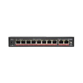 Vultech Security VS-POE3082GE-120W network switch Unmanaged Gigabit Ethernet (10 100 1000) Power over Ethernet (PoE) Black