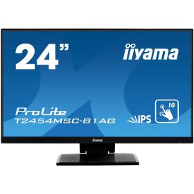 iiyama ProLite T2454MSC-B1AG computer monitor 60.5 cm (23.8") 1920 x 1080 pixels Full HD LED Touchscreen Multi-user Black