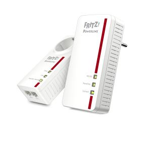 FRITZ!Powerline Powerline 1260E WLAN Set 1200 Mbit s Eingebauter Ethernet-Anschluss Weiß 2 Stück(e)