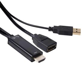 CLUB3D HDMI™ to DisplayPort™ Adapter Male Female