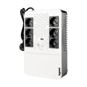 Legrand Keor ASI MULTIPLUG 600 GR uninterruptible power supply (UPS) Line-Interactive 0.6 kVA 360 W 6 AC outlet(s)