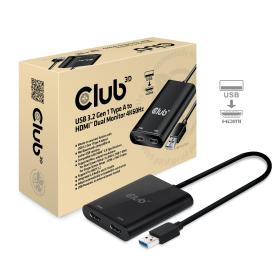 CLUB3D USB A a dos pantallas HDMI ™ 2.0 4K 60Hz