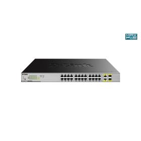 D-Link DGS-1026MP Netzwerk-Switch Unmanaged Gigabit Ethernet (10 100 1000) Power over Ethernet (PoE) Schwarz, Grau