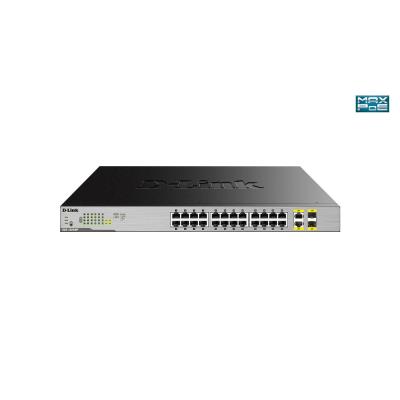 D-Link DGS-1026MP switch di rete Non gestito Gigabit Ethernet (10 100 1000) Supporto Power over Ethernet (PoE) Nero, Grigio