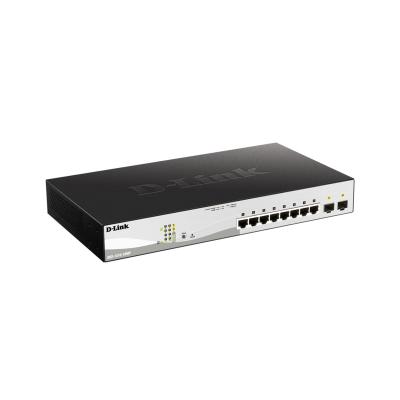 D-Link DGS-1210-10MP switch di rete Gestito L2 L3 Gigabit Ethernet (10 100 1000) Supporto Power over Ethernet (PoE) Nero