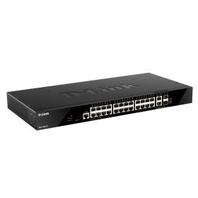 D-Link DGS-1520-28 network switch Managed L3 10G Ethernet (100 1000 10000) 1U Black