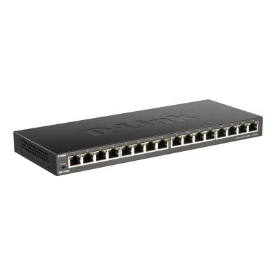 D-Link DGS-1016S Netzwerk-Switch Unmanaged Gigabit Ethernet (10 100 1000) Schwarz