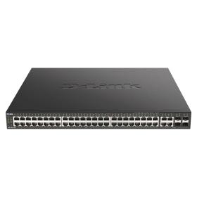 D-Link DGS-2000-52MP network switch Managed L2 L3 Gigabit Ethernet (10 100 1000) Power over Ethernet (PoE) 1U Black