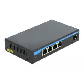DeLOCK 87765 switch Gigabit Ethernet (10 100 1000) Energía sobre Ethernet (PoE) Negro