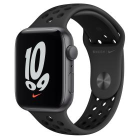 Apple Watch SE Nike OLED 44 mm Digital 368 x 448 Pixel Touchscreen Grau WLAN GPS