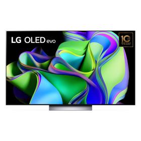 LG OLED evo OLED77C34LA.API Fernseher 195,6 cm (77") 4K Ultra HD Smart-TV WLAN Silber