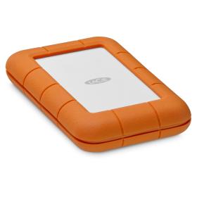LaCie Rugged Secure disco duro externo 2 TB Naranja, Blanco