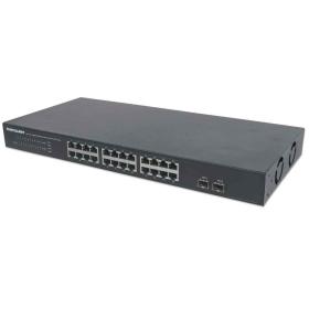 Intellinet 561044 commutateur réseau Non-géré L2 Gigabit Ethernet (10 100 1000) 1U Noir