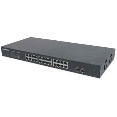 Intellinet 561044 commutateur réseau Non-géré L2 Gigabit Ethernet (10 100 1000) 1U Noir