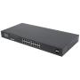 Intellinet 16-Port Gigabit Ethernet PoE+ Switch with 2 SFP Ports, LCD Display, IEEE 802.3at af Power over Ethernet (PoE+ PoE)