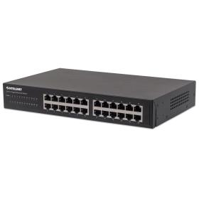 Intellinet 24-Port Gigabit Ethernet Switch, 24 x 10 100 1000 Mbit s RJ45-Ports, IEEE 802.3az (Energy Efficient Ethernet),