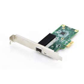 Digitus Single Port Gigabit Ethernet Netzwerkkarte, SFP, PCI Express, Intel Chipsatz