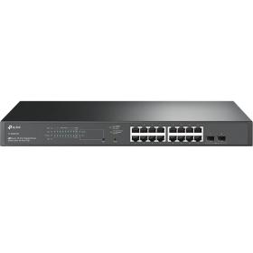 TP-Link TL-SG2218P Netzwerk-Switch L2 L2+ Gigabit Ethernet (10 100 1000) Power over Ethernet (PoE) 1U Schwarz