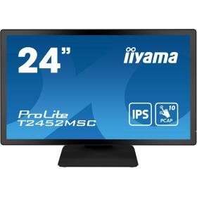 iiyama ProLite T2452MSC-B1 pantalla para PC 60,5 cm (23.8") 1920 x 1080 Pixeles Full HD LCD Pantalla táctil Multi-usuario Negro