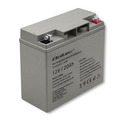 Qoltec 53066 USV-Batterie Plombierte Bleisäure (VRLA) 12 V 20 Ah