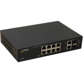 PULSAR SF108-90W Netzwerk-Switch Fast Ethernet (10 100) Power over Ethernet (PoE) Schwarz