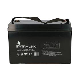 Extralink AKUMULATOR BATTERY ACCUMULATOR AGM 12V 100AH - Batterie Acido piombo (VRLA)