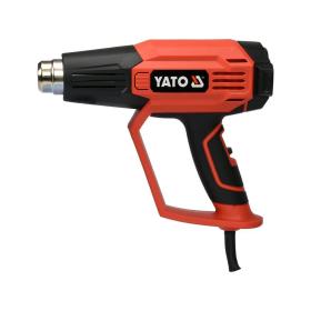 Yato YT-82296 pistola a caldo Pistola ad aria calda 500 l min 650 °C 1600 W Nero, Arancione