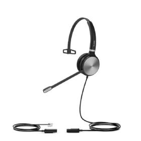 Yealink YHS36 Kopfhörer Kabelgebunden Kopfband Büro Callcenter Schwarz, Silber