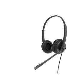 Yealink YHS34 DUAL Kopfhörer & Headset Kabelgebunden Kopfband Büro Callcenter Schwarz