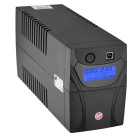 GT UPS POWERbox uninterruptible power supply (UPS) Line-Interactive 0.65 kVA 360 W 2 AC outlet(s)