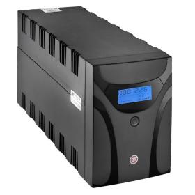 GT UPS POWERbox uninterruptible power supply (UPS) Line-Interactive 1.2 kVA 600 W 3 AC outlet(s)