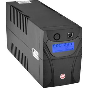 GT UPS POWERbox Unterbrechungsfreie Stromversorgung (USV) Line-Interaktiv 0,85 kVA 480 W 2 AC-Ausgänge