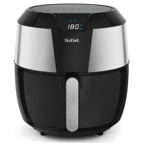 Tefal Easy Fry EY701 Single 5.6 L Stand-alone 1850 W Hot air fryer Black, Stainless steel