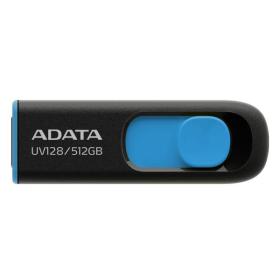 ADATA UV128 lecteur USB flash 512 Go USB Type-A 3.2 Gen 1 (3.1 Gen 1) Noir, Bleu