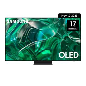 Samsung Series 9 TV QE77S95CATXZT OLED 4K, Smart TV 77" Processore Neural Quantum 4K, Dolby Atmos e OTS+, Titan Black 2023