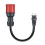 go-e CH-04-02 power extension 0.3 m 1 AC outlet(s) Indoor Black, Red