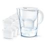 Brita 1026229 filtro de agua Filtro de agua para jarra 2,4 L Transparente, Blanco