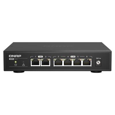 QNAP QSW-2104-2T network switch Unmanaged 2.5G Ethernet (100 1000 2500) Black