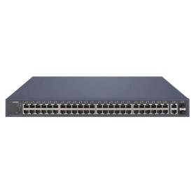 Hikvision DS-3E1552P-SI switch di rete Gestito Gigabit Ethernet (10 100 1000) Supporto Power over Ethernet (PoE) 1U Grigio