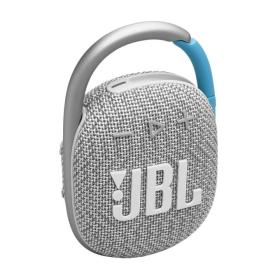 JBL Clip 4 Eco Enceinte portable stéréo Bleu, Blanc 5 W