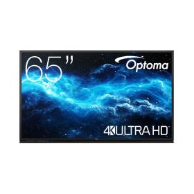 Optoma 3652RK Interactive flat panel 165.1 cm (65") LED Wi-Fi 400 cd m² 4K Ultra HD Black Touchscreen Android 11
