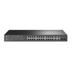 TP-Link T1500-28PCT Managed L2 Fast Ethernet (10 100) Power over Ethernet (PoE) 1U Black